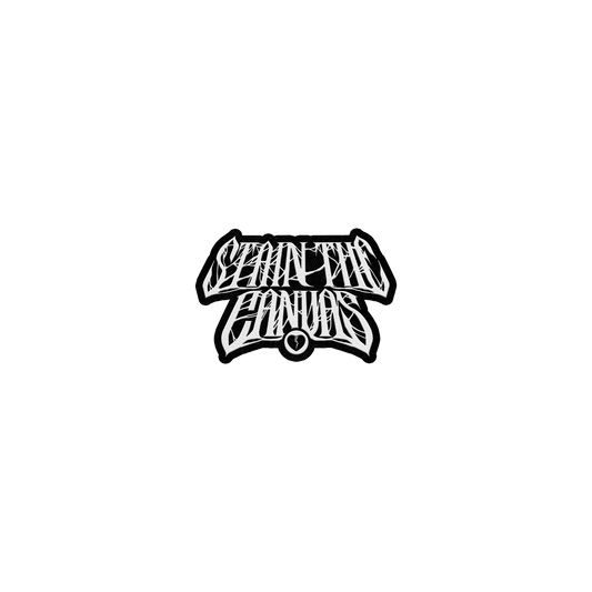 STAIN THE CANVAS LOGO PATCH EMBROIDERED